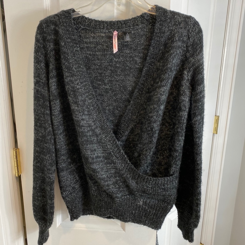 Heather Grey Knit Sweater